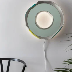 Reflections Ring Aura 50 Yellow And Green Mirror-Lamp