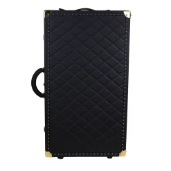 Regale Quilted Medium Black Suitcase