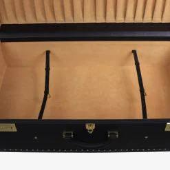 Regale Quilted Small Black Suitcase