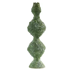 Reginetta Textured Green Bud Vase