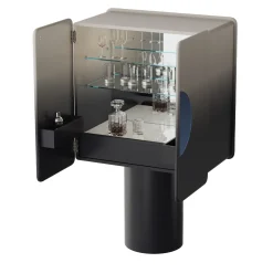 Regis 2-Door Gradient Bar Cabinet