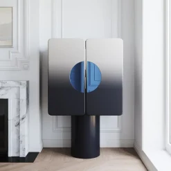 Regis 2-Door Gradient Bar Cabinet