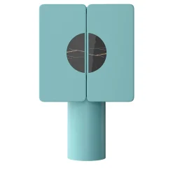 Regis 2-Door Turquoise Bar Cabinet