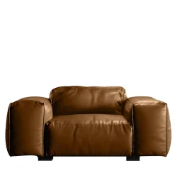 Rencontre Moi Armchair Leather Brown