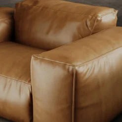 Rencontre Moi Armchair Leather Brown