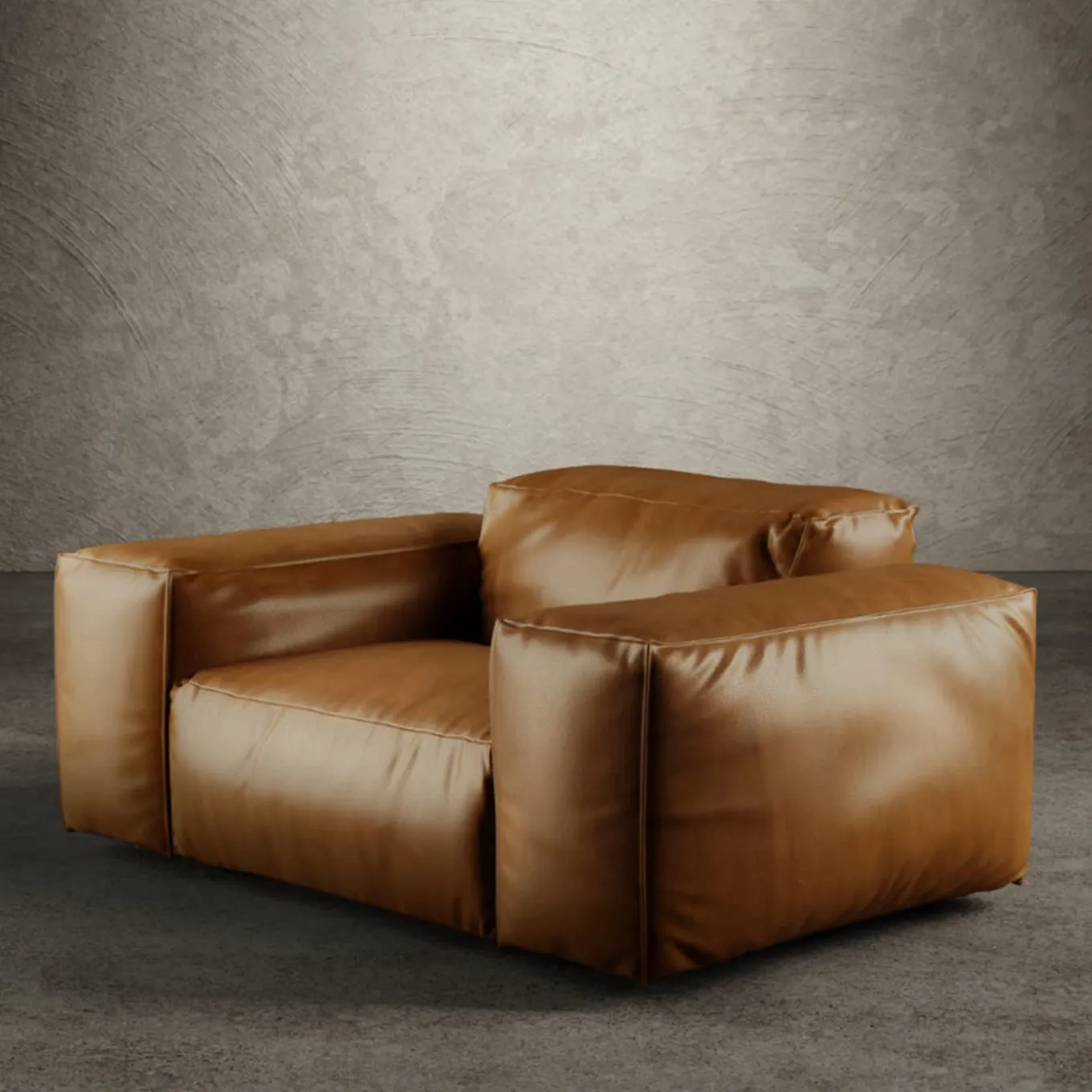Rencontre Moi Armchair Leather Brown