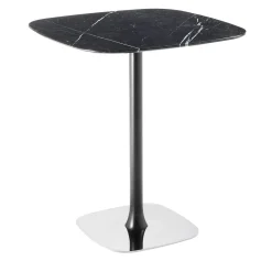 Rendez-Vous Black Marble Bistro Table