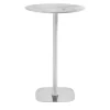 Rendez-Vous White Marble Bistro Table