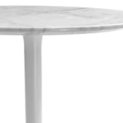 Rendez-Vous White Marble Bistro Table