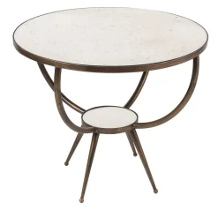 Retrò Oval Brass Bistrò Table