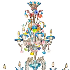 Rezzonico 46-Light Polychrome Chandelier