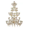 Rezzonico-style Gold and Crystal Chandelier #2