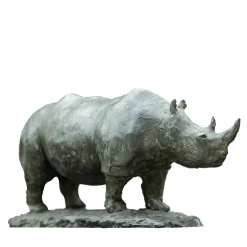 Rhinoceros Bronze Sculpture