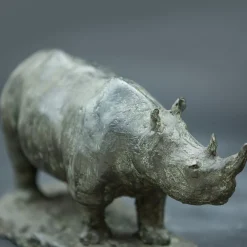 Rhinoceros Bronze Sculpture