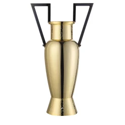 Rhodos Golden & Black Amphora Vase