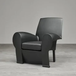 Richard III Black Armchair by Philippe Starck