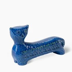 Rimini Blu Long Cat Figurine by Aldo Londi