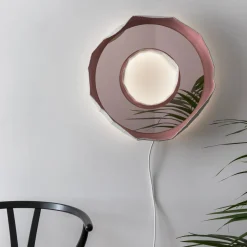 Ring Aura Mirror Lamp #2 By Giovanni Botticelli & Paola Paronetto