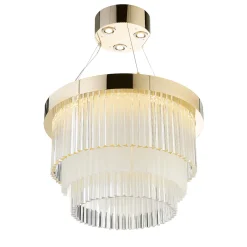 Ring Triedro Venetian Glass Chandelier #1