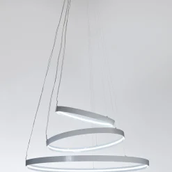 Rings Orizzontale White Pendant Lamp by Valerio Cometti - V12 Design