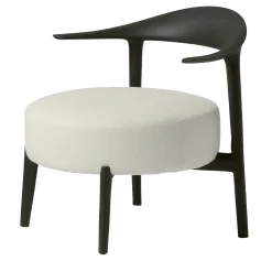 Ripple Black and White lounge chair