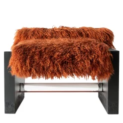 Rive Black Concrete Lounge Chair