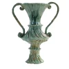 Rocco Anse Green Ceramic Sculptural Vase