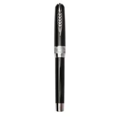 Rock Black Fountain Pen with Palladium Trims