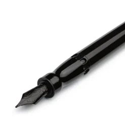 Rock Black Fountain Pen with Black Trims
