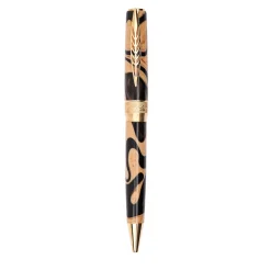 Rock Dune Medium Ballpoint Pen with Gold Trim