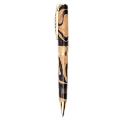 Rock Dune Medium Ballpoint Pen with Gold Trim