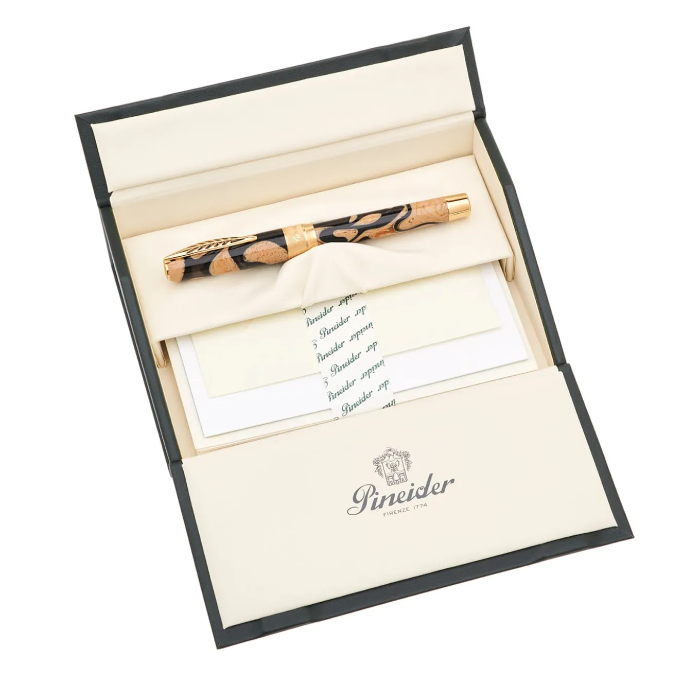 Rock Dune Medium Ballpoint Pen with Gold Trim