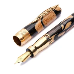 Rock Dune Rollerball Pen with Gold Trims