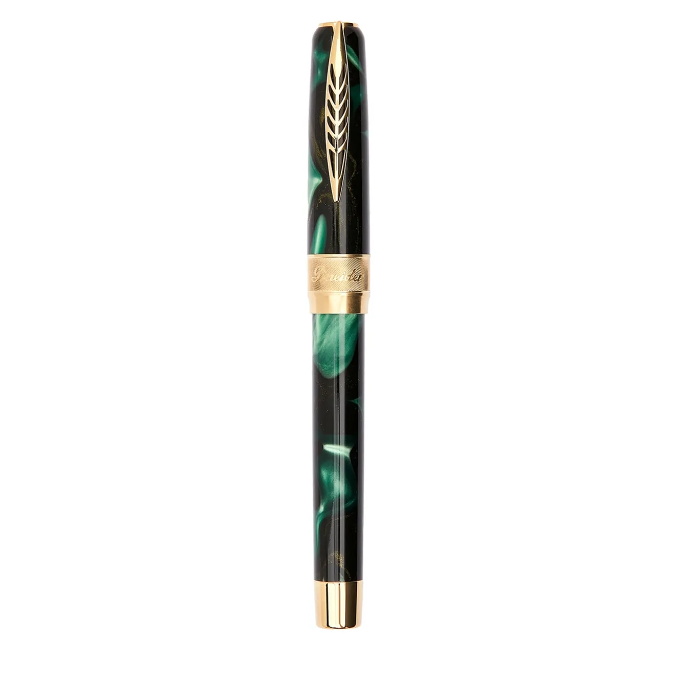 Rock Forest Rollerball Pen with Gold Trims