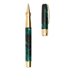 Rock Forest Rollerball Pen with Gold Trims