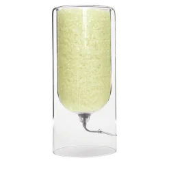 Rocklumìna Spherical S yellow table lamp