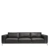 Roger Black Leather Sofa by Dainellistudio
