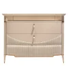 Roger 4-Drawer Beige Dresser