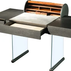 Roll Black Desk