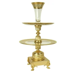 Roma Bronze Cake Stand