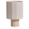 Roma Dodecagon Medium White Table Lamp