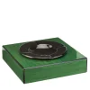 Roma Green and Black Ashtray