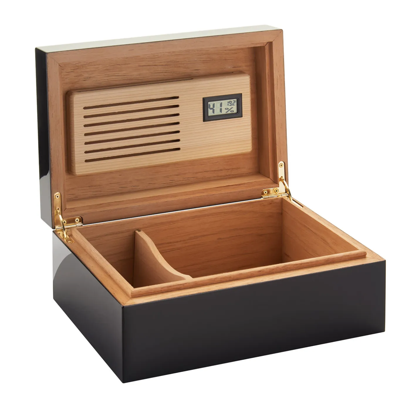 Roma Large Black Cigar Box