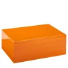 Roma Large Orange Cigar Box