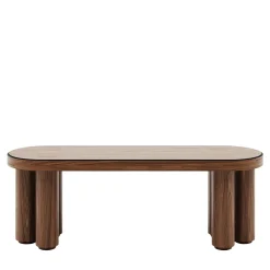 Roma Oak Wood Bench