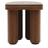Roma Oak Wood Stool