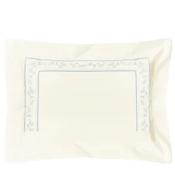 Roma Off White & Light Blue US King Sham