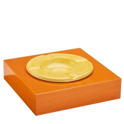 Roma Orange and Yellow Ashtray