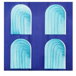 Roma Square Blue & Turquoise Tile