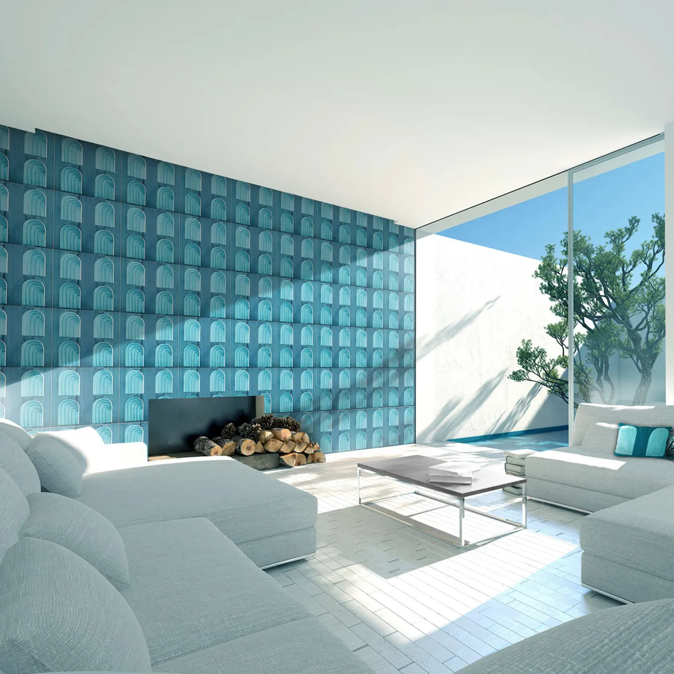 Roma Square Green Tile